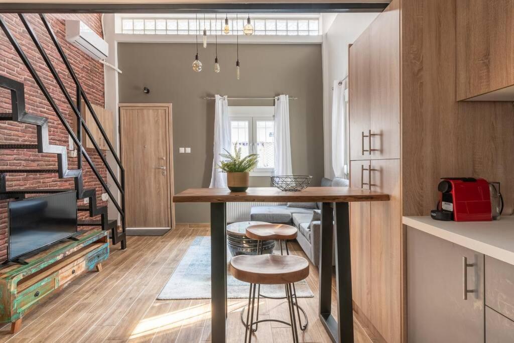 Apartament Industrial Loft Near Seaside W 200Mbps Saloniki Zewnętrze zdjęcie